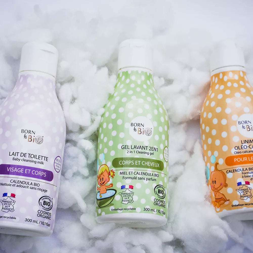 Gel Lavant 2 en 1 pour Bébé - Certifié bio