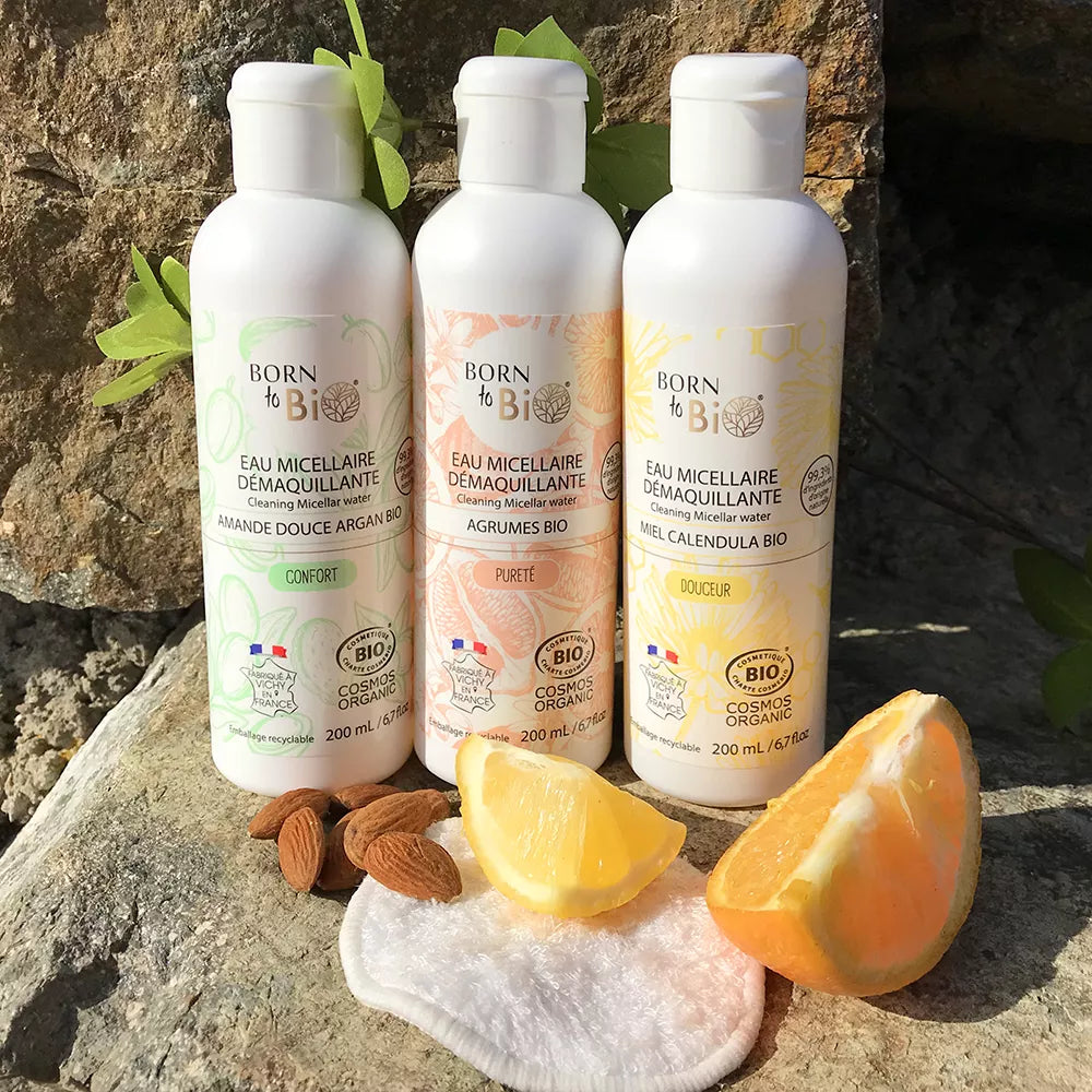 Eau Micellaire Démaquillante Amande Douce Argan - Certifiée Bio