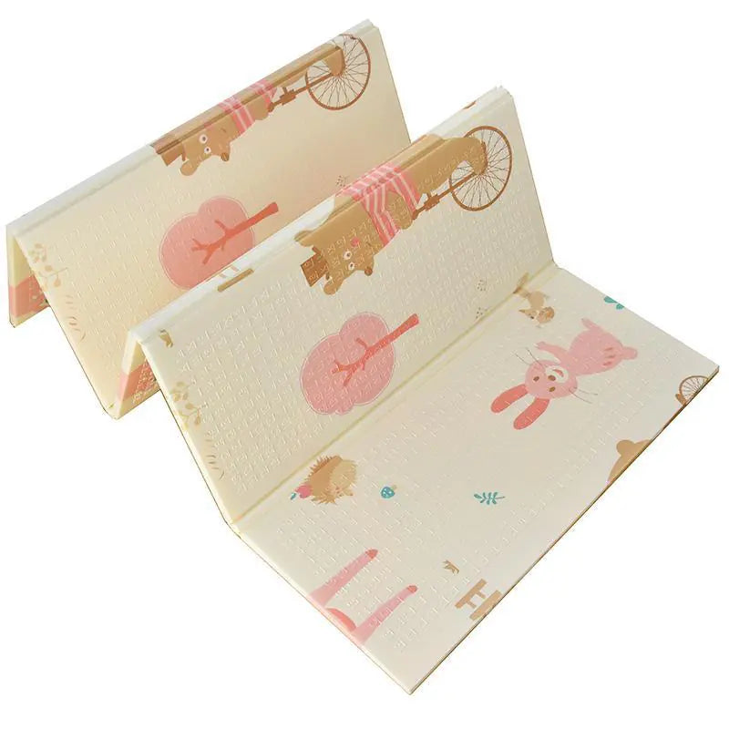 Alfombra de juego plegable gruesa y aislante del frío para bebés