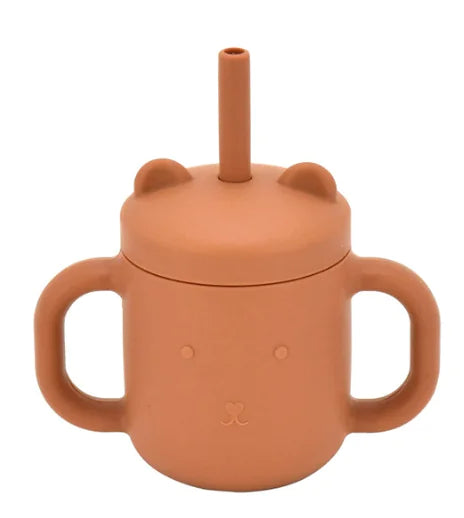 Gobelet en Silicone Bébé Anti-Fuite – Apprentissage Sans BPA