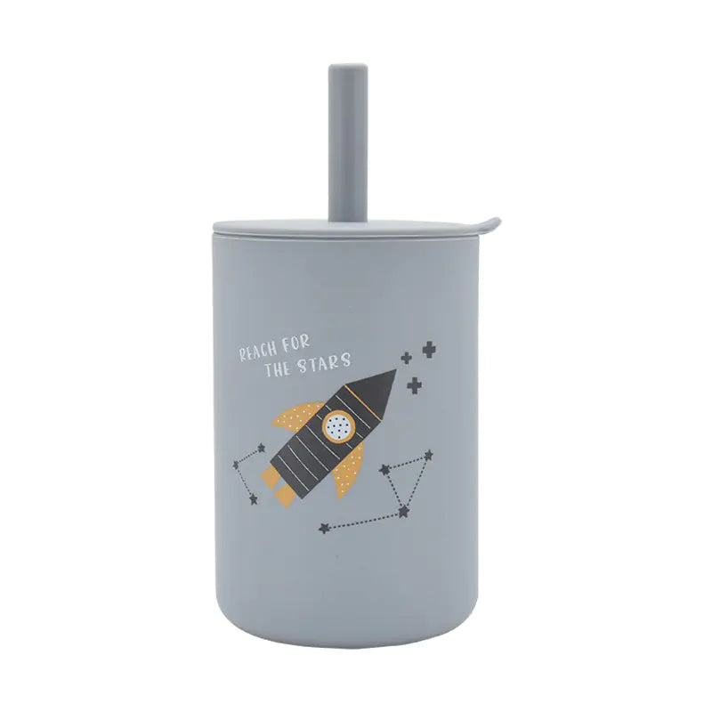 Gobelet en Silicone Bébé Anti-Fuite – Apprentissage Sans BPA