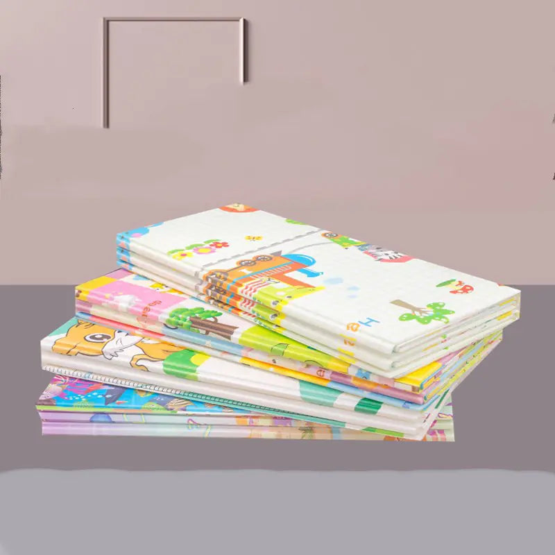 Alfombra de juego plegable gruesa y aislante del frío para bebés