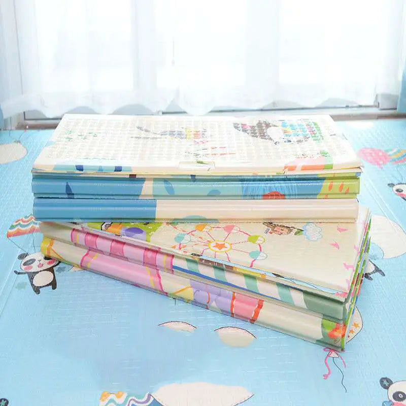 Alfombra de juego plegable gruesa y aislante del frío para bebés