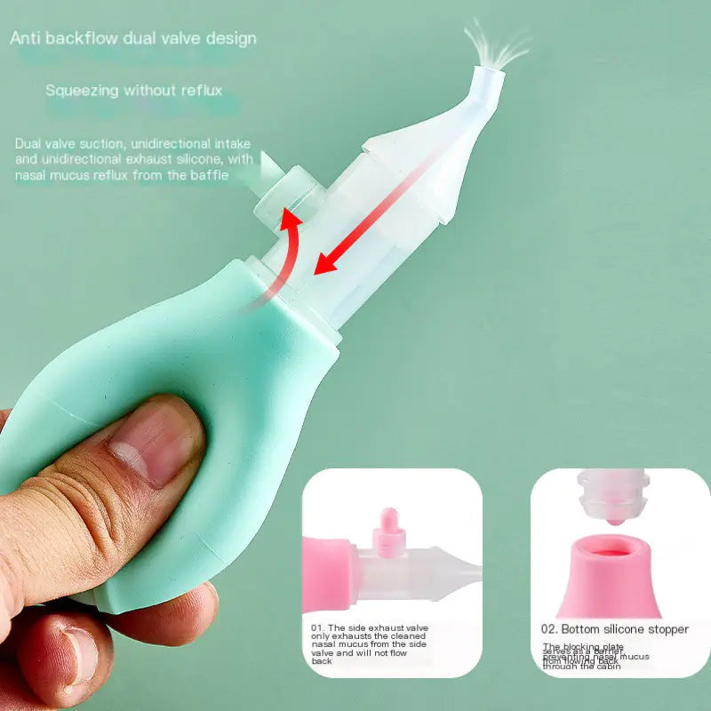 aspirateur nasal silicone pour nouveau-ne