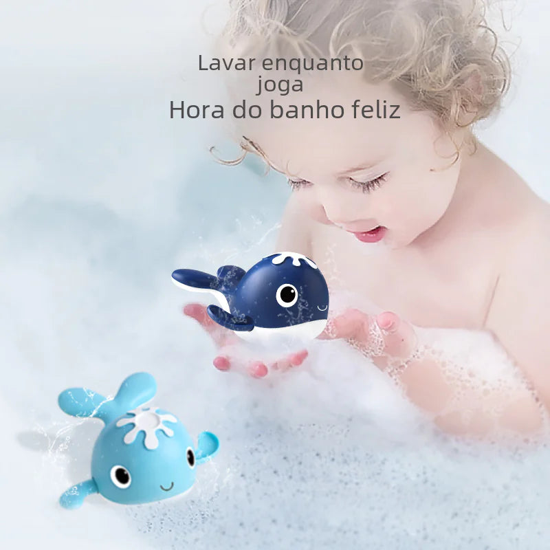 baleine interactive bain bebe