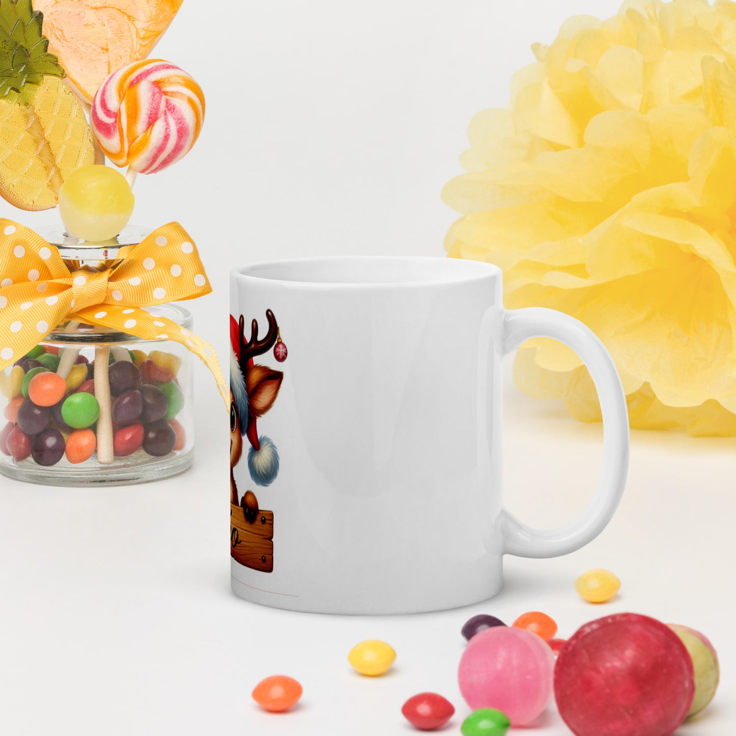 leo mug blanc brillant