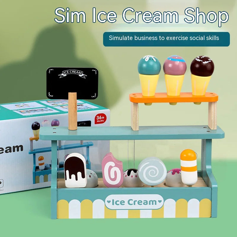 Ensemble de Jeu de Thé en Bois – Jouet Éducatif