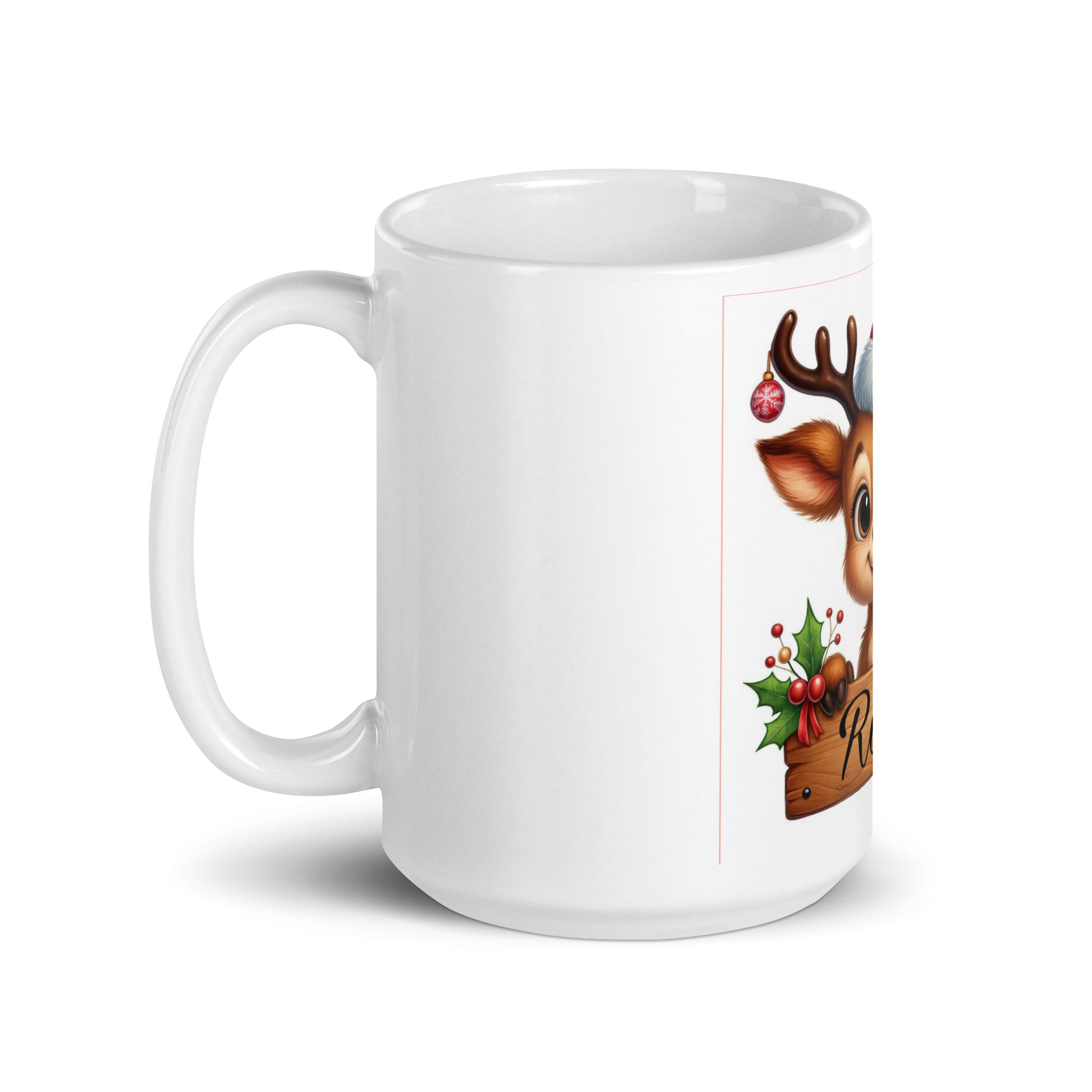 detail poignée mug rose