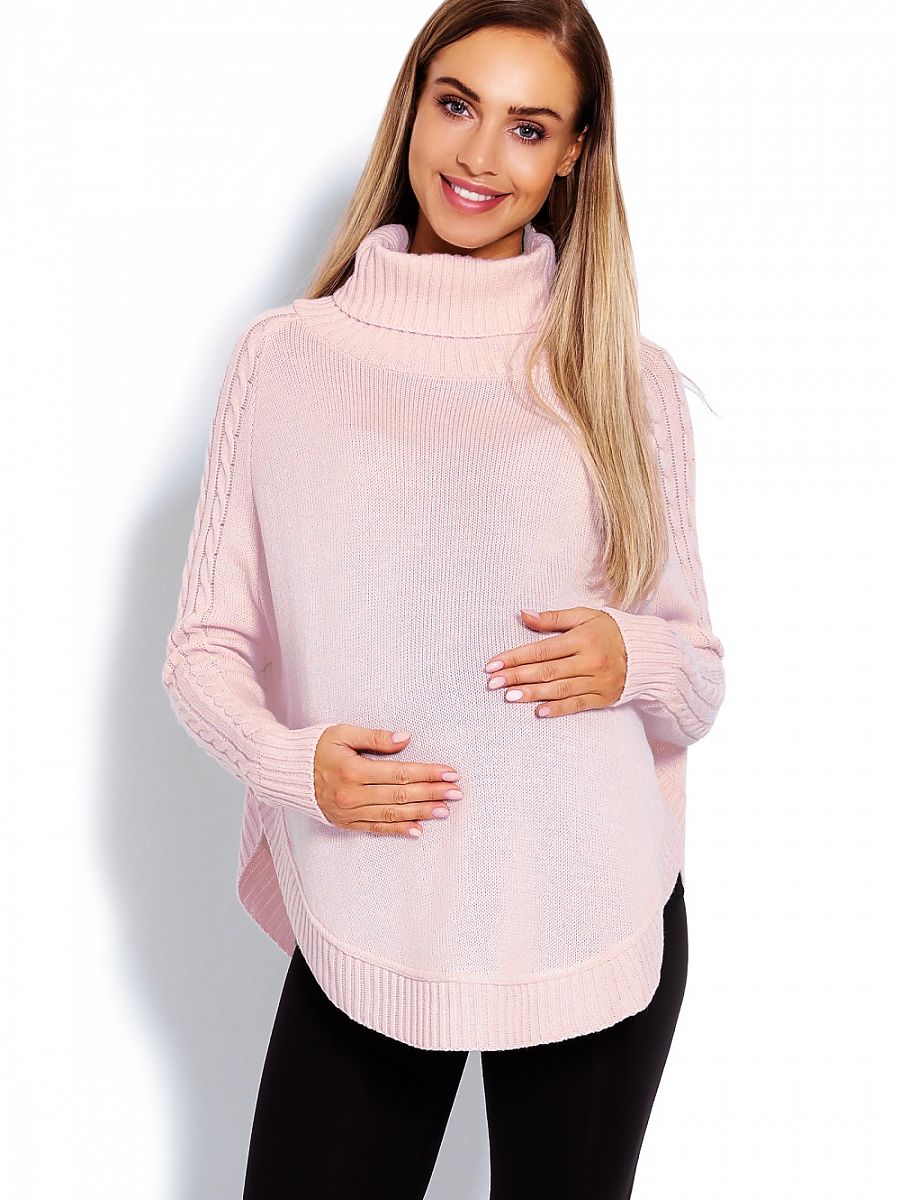 poncho-maternite-stylise-rose-peekaboo